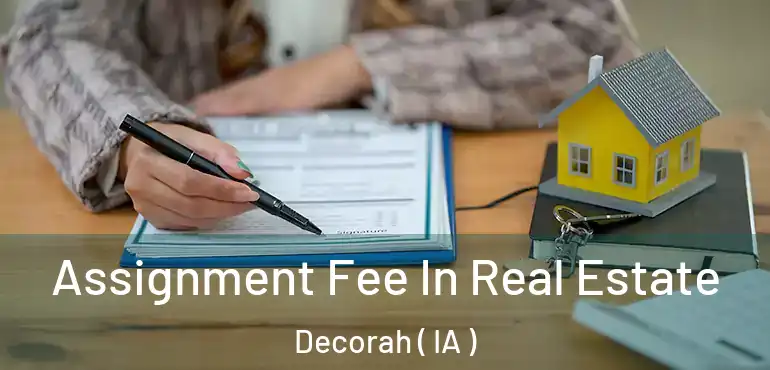  Assignment Fee In Real Estate Decorah ( IA )
