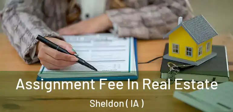  Assignment Fee In Real Estate Sheldon ( IA )