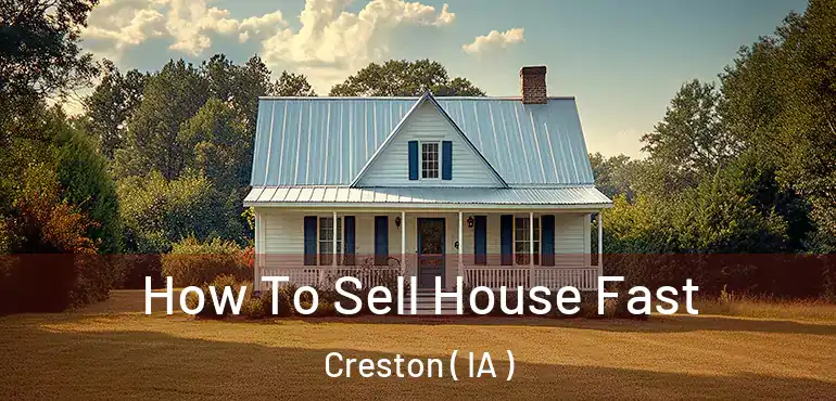  How To Sell House Fast Creston ( IA )