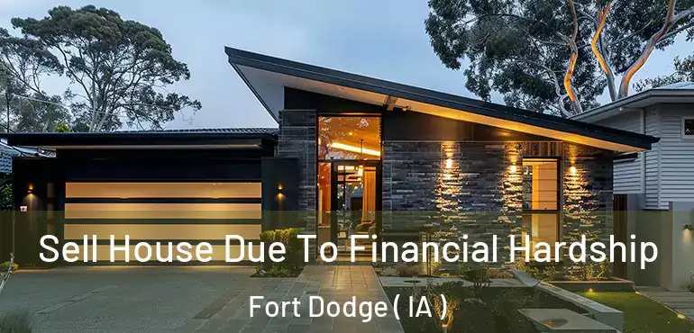  Sell House Due To Financial Hardship Fort Dodge ( IA )
