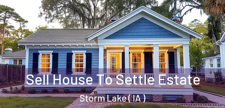  Sell House To Settle Estate Storm Lake ( IA )