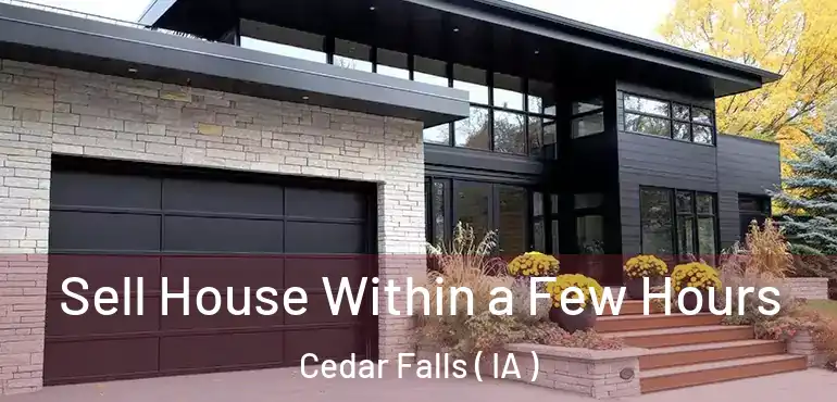  Sell House Within a Few Hours Cedar Falls ( IA )