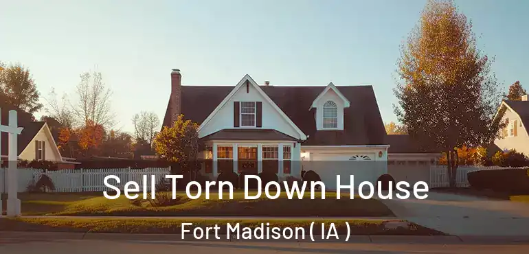  Sell Torn Down House Fort Madison ( IA )