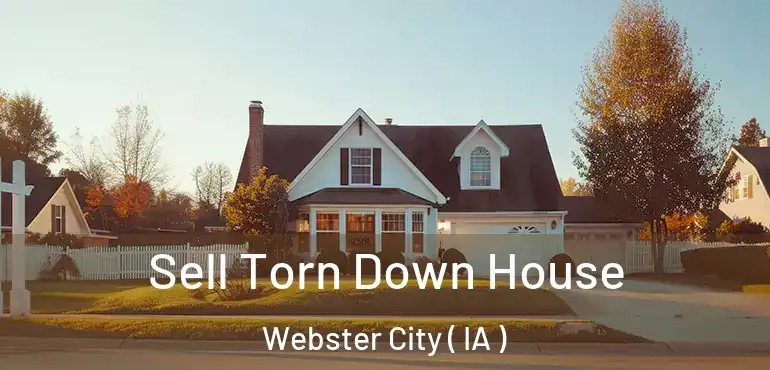  Sell Torn Down House Webster City ( IA )
