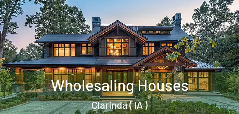  Wholesaling Houses Clarinda ( IA )