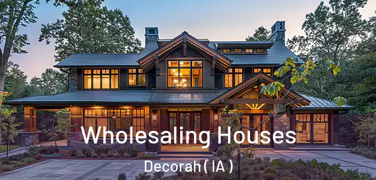  Wholesaling Houses Decorah ( IA )
