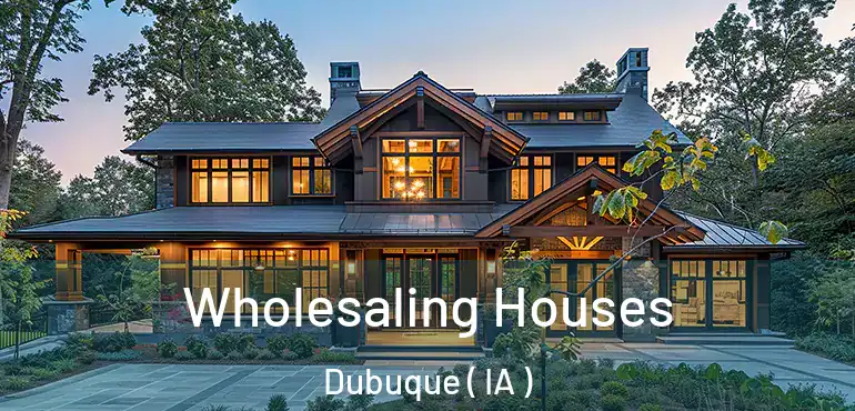  Wholesaling Houses Dubuque ( IA )